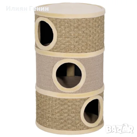 Драскалка PawHut, височина 79 см, Ø45 см, снимка 12 - За котки - 56241053