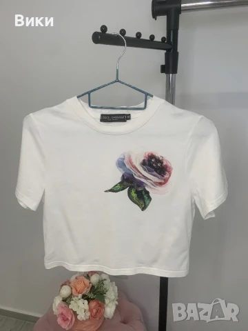 Кроп-топ DG, снимка 8 - Тениски - 50449642