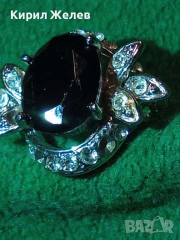 ПРЕКРАСЕН ФЛОРАЛЕН АР НУВО ПОСРЕБРЕН ПРЪСТЕН с ЮВЕЛИРНО ФАСЕТИРАН ГОЛЯМ МАРКАЗИТ и ЦИРКОНЧЕТА 70571, снимка 17 - Пръстени - 37512615