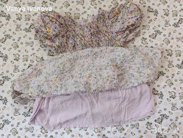  Zara рокличка на цветя 18- 24 месеца, снимка 3 - Бебешки рокли - 48844229