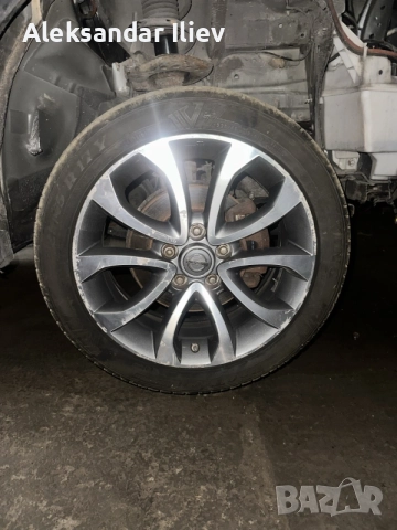 джанти с гуми за нисан nissan 225/45/17, снимка 4 - Гуми и джанти - 56232807