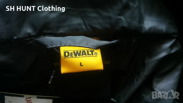 De WALT BREATHABLE RAINSUIT Jacket размер L / XL работно яке ветровка W4-618, снимка 14 - Якета - 52026046