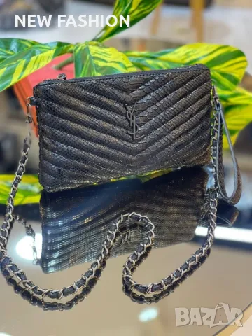 Дамски Кожени Чанти ✨ YVES SAINT LAURENT , снимка 5 - Чанти - 50394352