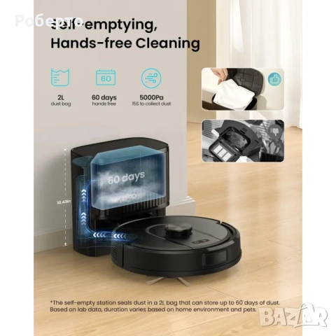 Прахосмукачка робот Cleanova W11, снимка 2 - Прахосмукачки - 52907851