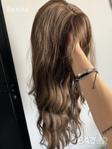 НОВА естествена перука! 100% високо качество, снимка 2 - Аксесоари за коса - 52065920
