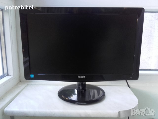 Монитор Philips 196V3LSB - 18 инча, снимка 4 - Монитори - 41369836
