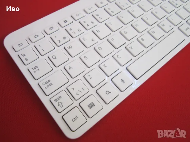 Bluetooth Клавиатура Samsung BKB-10 - Бялa, снимка 8 - Клавиатури и мишки - 50321934
