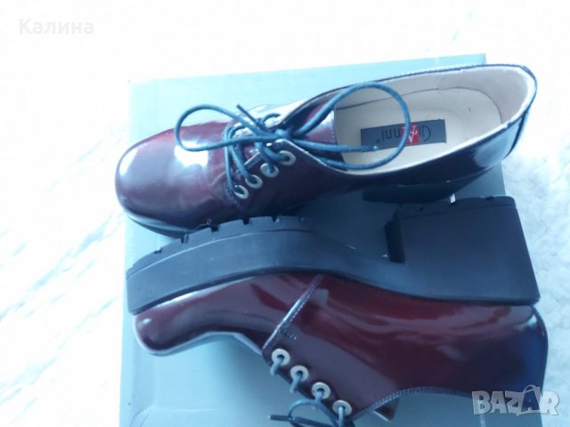 Нови лачени ежедневни обувки, снимка 4 - Дамски ежедневни обувки - 34400585