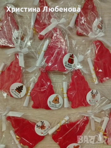 Коледни сапунчета , снимка 7 - Декорация за дома - 52450914