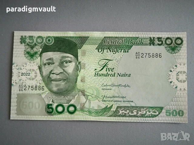 Банкнота - Нигерия - 500 найра UNC | 2022г.