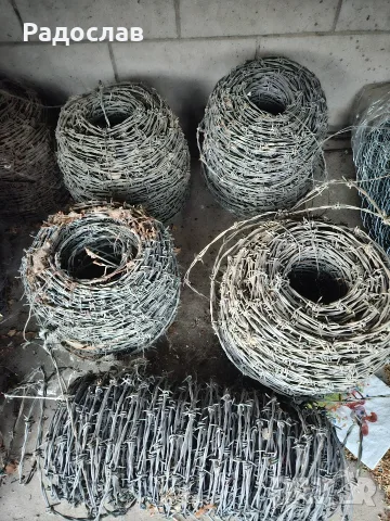 Бодлива тел,ограда,двор,парцел,клетки,птици,волиери,кокошки,лов ,риболов