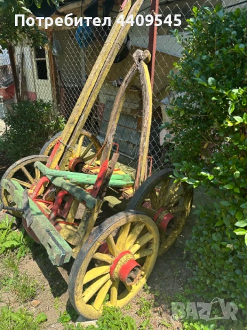 Каруца две оси - за декорация, снимка 3 - Градински мебели, декорация  - 50702701