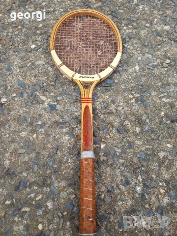 ретро дървена тенис ракета , снимка 1 - Тенис - 41770297