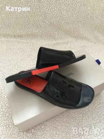 Дамски чехли Calvin Klein Jeans, снимка 2 - Чехли - 41306729