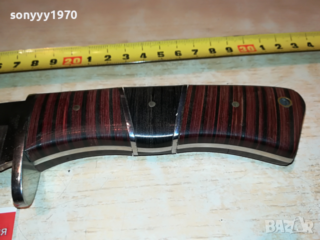 НОЖ МАСИВЕН ОСТЪР ЯК 2103221152, снимка 9 - Колекции - 36179056