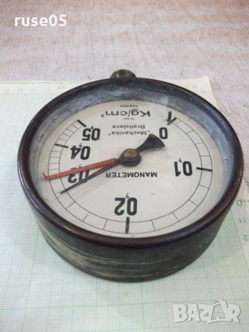 Манометър "Mechanika - Bratislava" от соца, снимка 4 - Други - 34829208