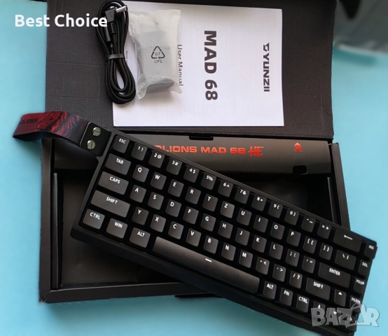 Гейминг клавиатура с магнитни Madlions Mad 68 HE , снимка 7 - Клавиатури и мишки - 52817554
