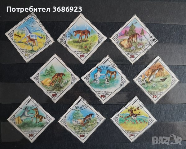 Монголия коне 1983г.