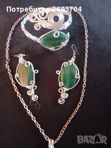 дамски комплект, снимка 3 - Бижутерийни комплекти - 53532723