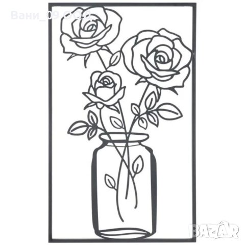 Голяма метална декорация за стена-3 модела