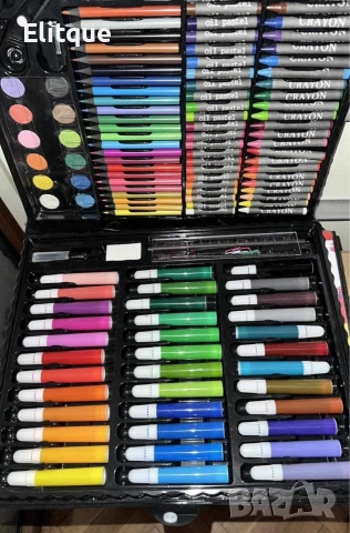 Комплект за рисуване – 150 части, снимка 3 - Рисуване и оцветяване - 53372856