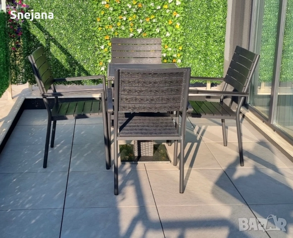 Маса и 4 бр. Столове за 150€. от 450€ два комплекта, снимка 5 - Градински мебели, декорация  - 51780278