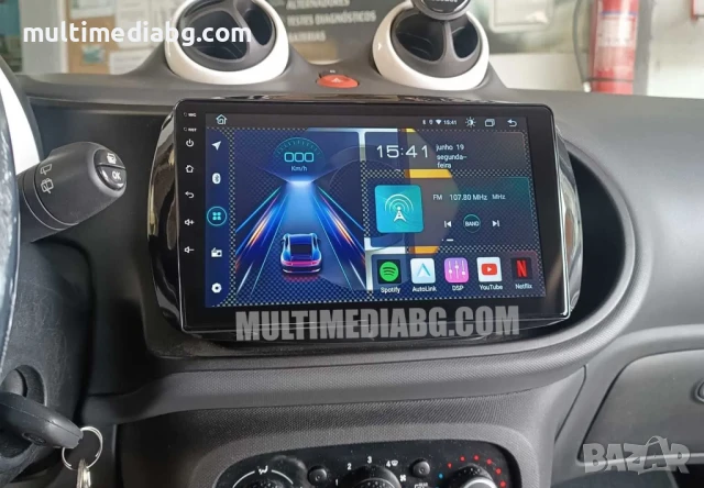 Smart Fortwo 2014 - 2020 Мултимедия Навигация Android, снимка 2 - Аксесоари и консумативи - 51113853
