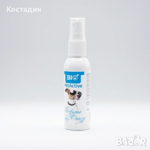 Парфюм за Мъжки Кучета - с аромат на Ванилия - 50ml - Perfume Crazy - Bio PetActive
