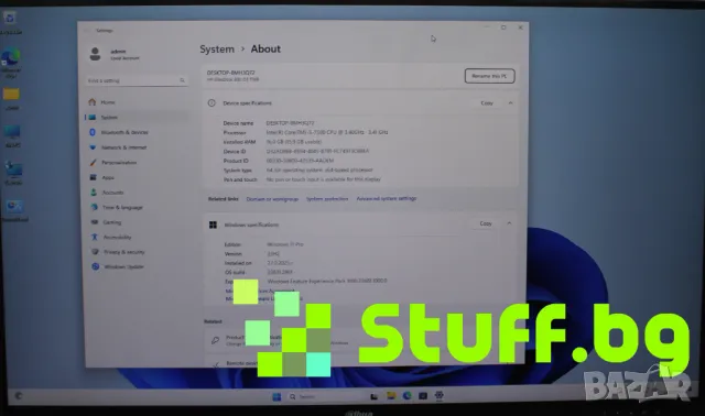 Компютър HP EliteDesk 800 G3 TWR, снимка 11 - Работни компютри - 49299483