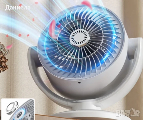 Компактен вентилатор с 3 лопатки от ABS, , снимка 2 - Вентилатори - 50667872