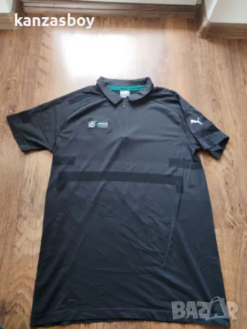 Puma MERCEDES - страхотна мъжка тениска L КАТО НОВА, снимка 7 - Тениски - 49496719