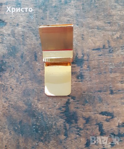 щипка за пари позлатена масивна, снимка 6 - Други - 35860056