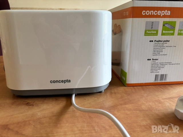 Тостер Concepta, снимка 3 - Тостери - 52623594