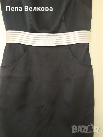 Елегантна сатенена рокля, снимка 3 - Рокли - 36218674