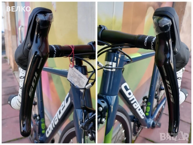 Шосеен велосипед Corratec - 2x11 * Shimano 105 * Carbon * Ново , снимка 4 - Велосипеди - 53738485