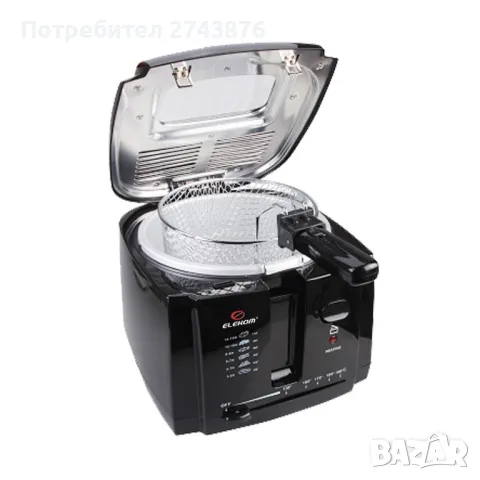 ФРИТЮРНИК ЕК-111,Обем на казана 3л., Олио 2л. , снимка 3 - Фритюрници - 50096404