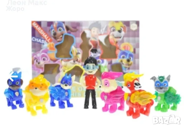 ГОЛЯМ КОМПЛЕКТ ВСИЧКИТЕ ГЕРОИ НА ПЕС ПАТРУЛ 048626, снимка 2 - Фигурки - 47613020