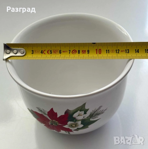 Коледна саксия, снимка 6 - Саксии и кашпи - 52183275