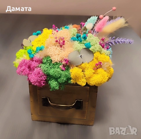 Кашпи/декорации със скандинавски мъх , снимка 17 - Декорация за дома - 40089702