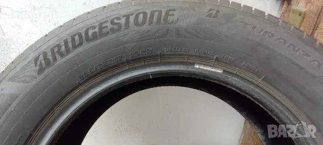 4 бр. Летни гуми 225/65/17 102Н Bridgestone turanza, снимка 4 - Гуми и джанти - 49630835