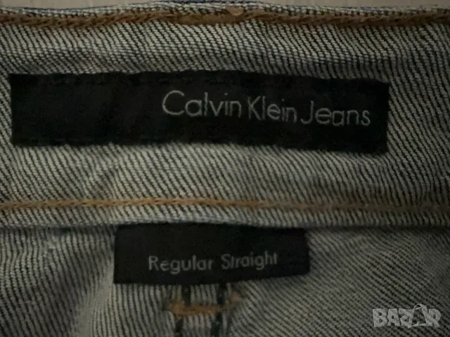 Calvin Klein Jeans мъжки дънки Regular Straight W30/L34, снимка 4 - Дънки - 55874312