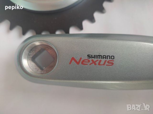 Продавам колела внос от Германия НОВИ алуминиеви курбели SHIMANO NEXUS FC-C 6000, снимка 13 - Части за велосипеди - 42725281