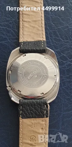 Мъжки автоматичен винтидж часовник Seiko 5 -6119, снимка 6 - Антикварни и старинни предмети - 55844567