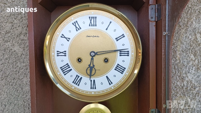 Стар руски стенен часовник - Янтар / Jantar - 1985г. - №1 , снимка 5 - Антикварни и старинни предмети - 53411571