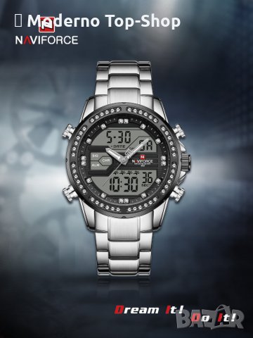 Мъжки часовник NaviForce многофункционален NF9190 SВ., снимка 3 - Луксозни - 34793289