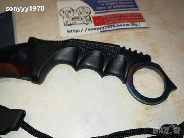 НОЖ С КАНИЯ ИЗВИТ 2608231850, снимка 8 - Ножове - 41975051