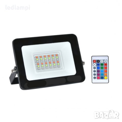 LED Прожектор RGB 50W Дистанционно Управление