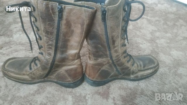 Wolky-ботуши от естествена кожа 38 номер, снимка 2 - Дамски ботуши - 39084983