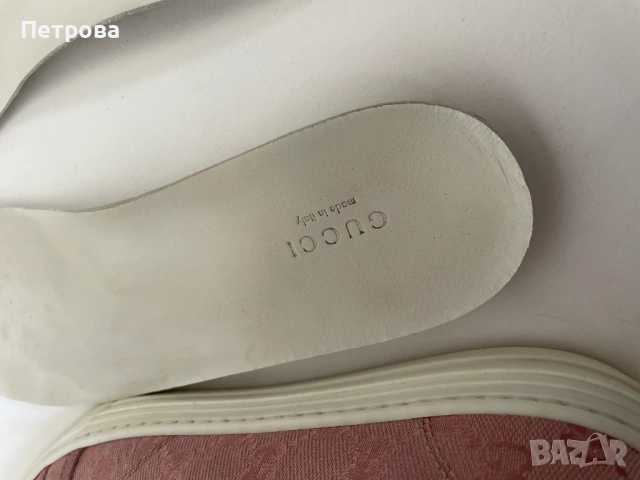 Gucci маратонки 37.5 ( реален размер 38) оригинал, снимка 10 - Маратонки - 32477144