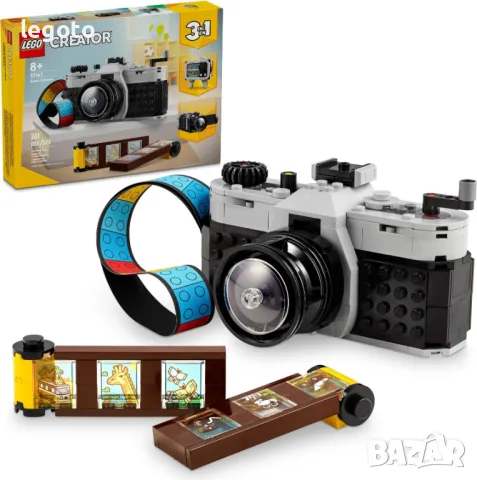 НОВО ЛЕГО 31147 Криейтър - Ретро камера LEGO 31147  Retro Camera, снимка 6 - Конструктори - 48793333